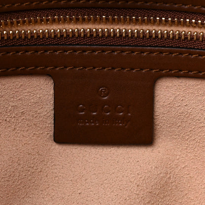 Gucci Soft GG Supreme Monogram Small Crossbody Tote Beige Cuir 6 of 15