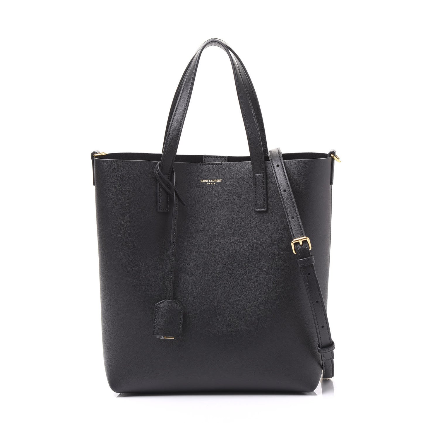Calfskin Toy Shopping Tote Black