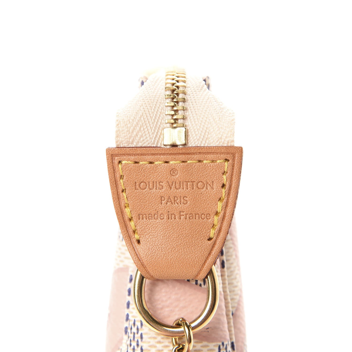 Louis Vuitton Damier Azur Tahitienne Mini Pochette Accessories 7 of 8