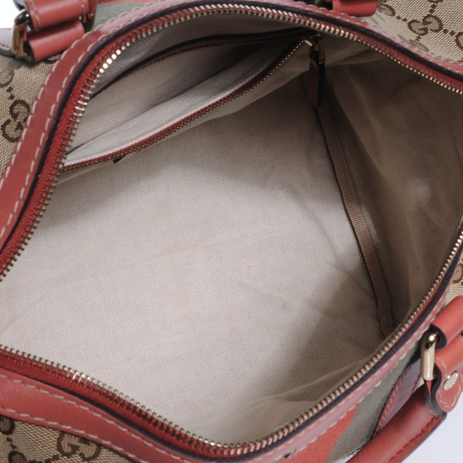 Gucci Monogram Vintage Web Medium Boston 6 of 9
