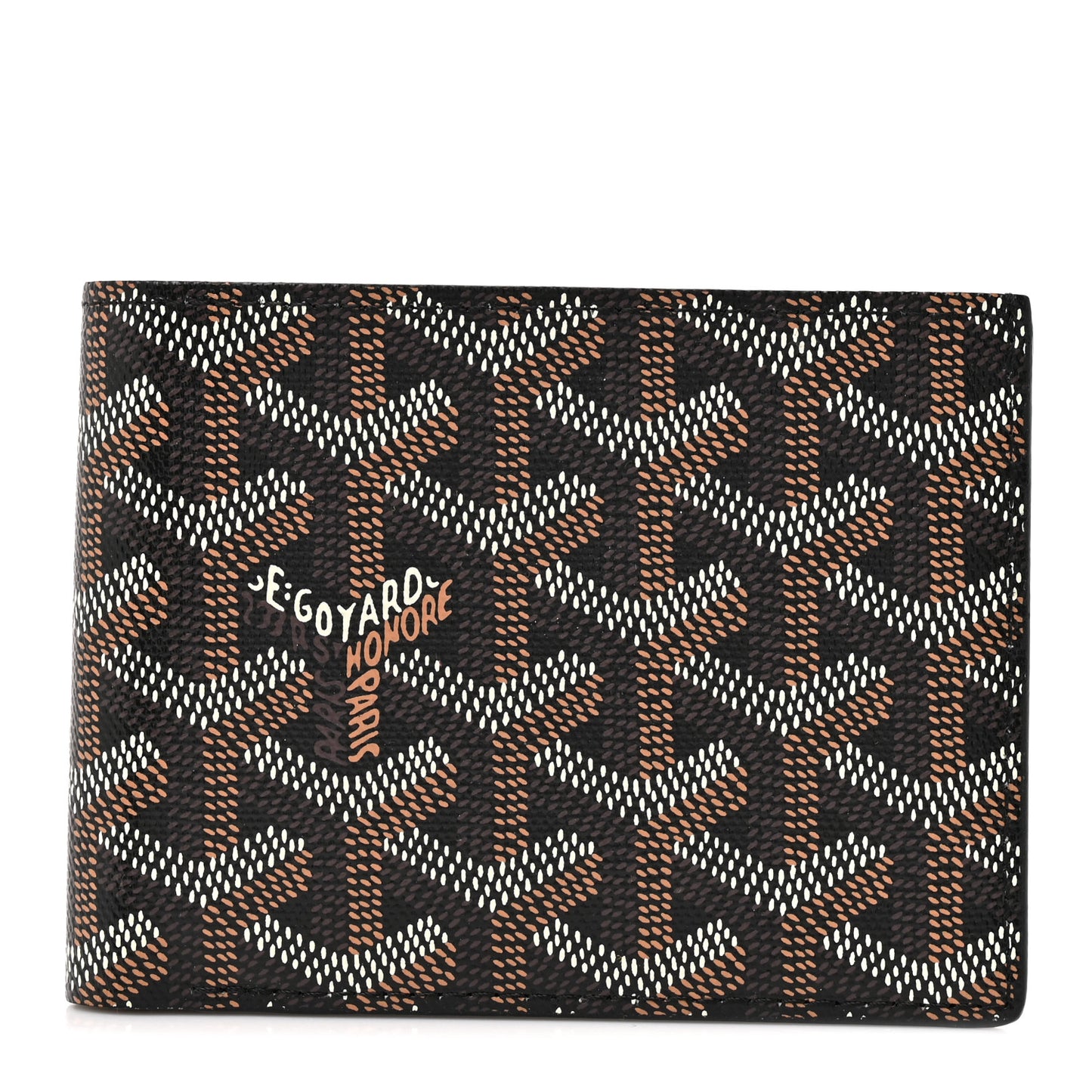 Goyardine Victoire Bi-Fold Wallet Black