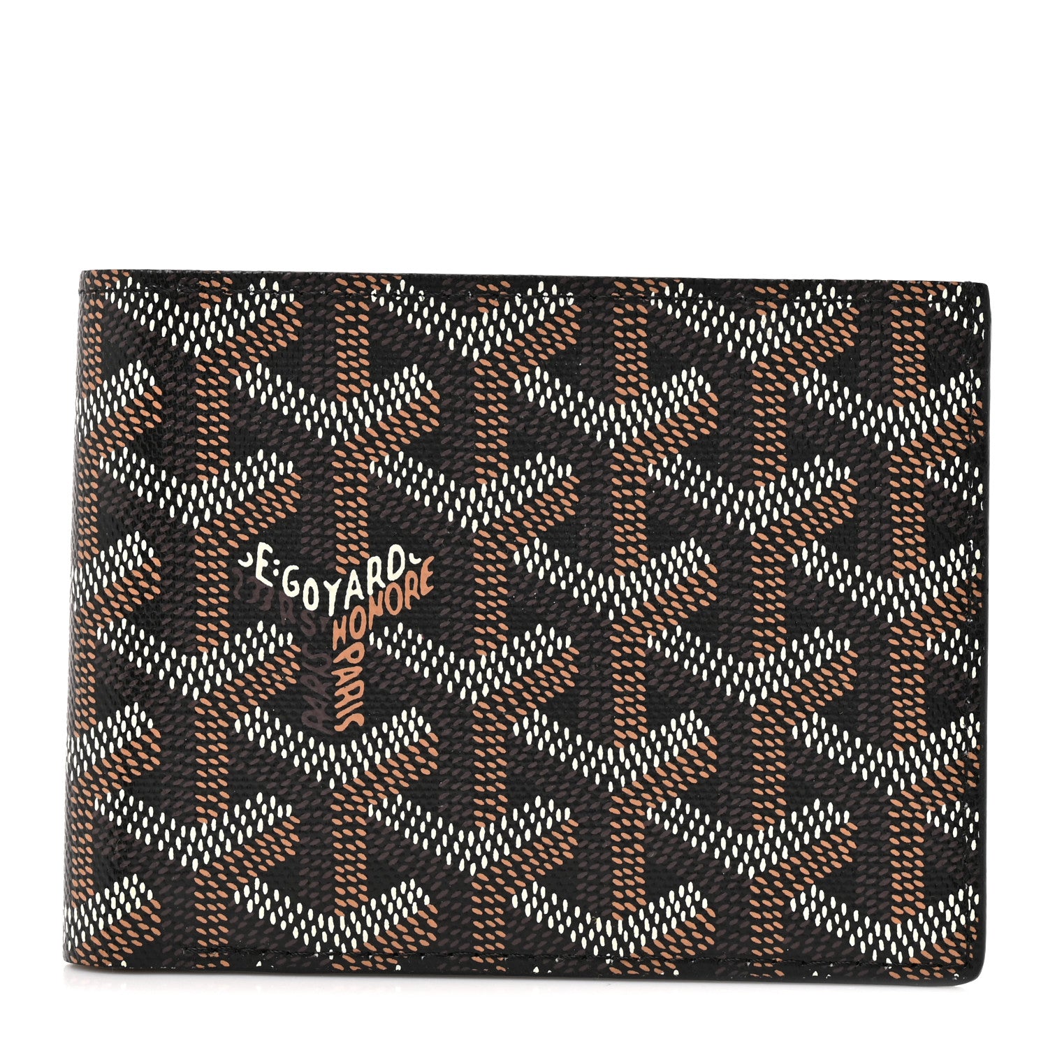 Goyard Goyardine Victoire Bi-Fold Wallet Black 1 of 8