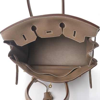 Hermes Togo Birkin 35 Etoupe 8 of 38