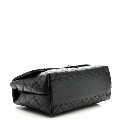 Chanel Caviar Quilted Medium Kelly Flap Bag Black 4 of 11