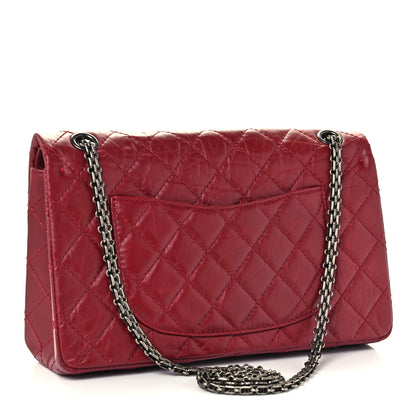 Chanel Aged Calfskin Quilted 2.55 Reissue 226 Flap Red 2 of 9