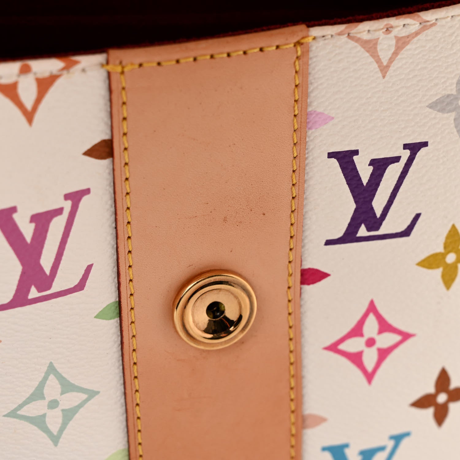 Louis Vuitton Monogram Multicolor Murakami Eye Love You White 10 of 10