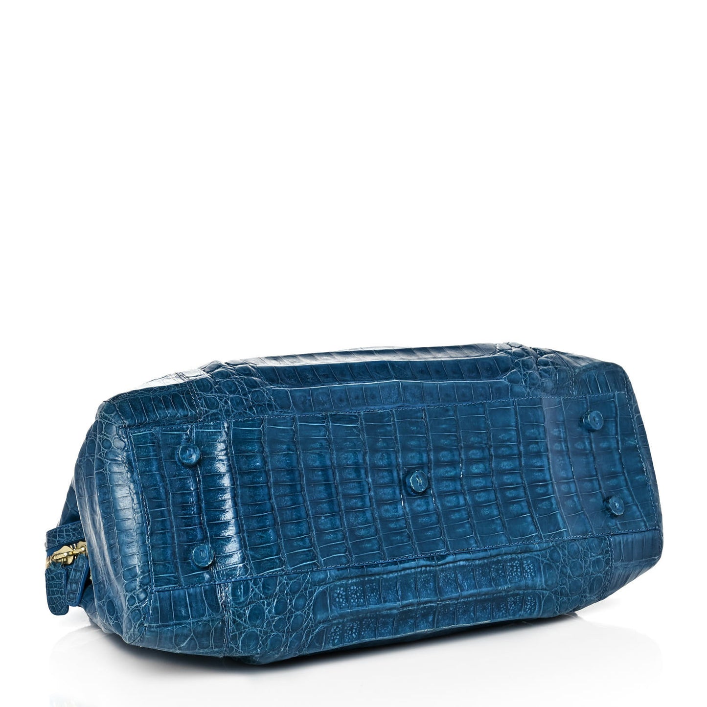Crocodile Satchel Blue