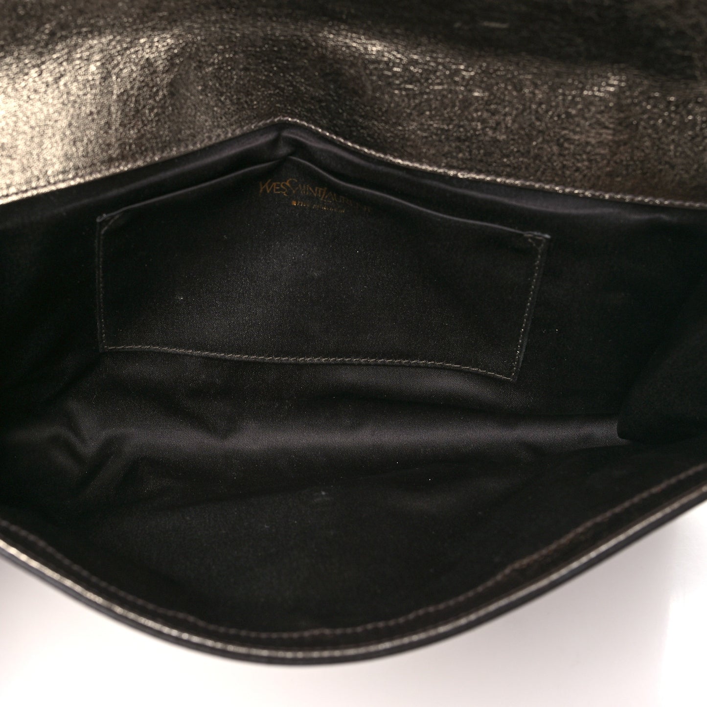 Metallic Calfskin Monogram Large Belle De Jour Clutch Gold
