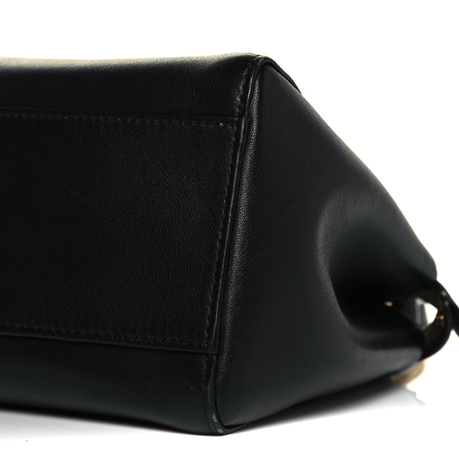 Fendi Nappa Mini Peekaboo Iconic Satchel Black 9 of 9