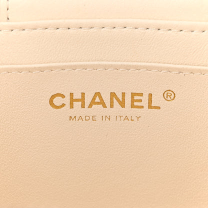 Chanel Lambskin Quilted Trendy Vanity Case White 6 of 16