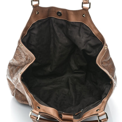 Gucci Guccissima Large Sukey Tote Bronze 5 of 7