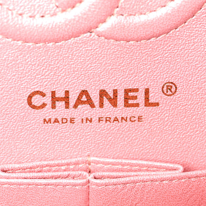 Chanel Iridescent Caviar Quilted Small Double Flap Pink 6 of 11