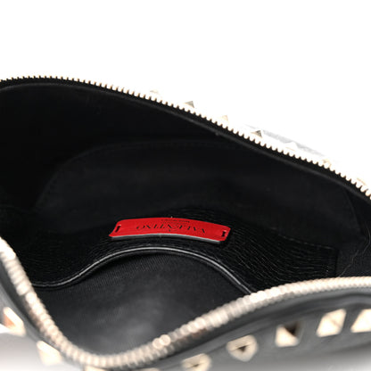 Valentino Garavani Grainy Calfskin Rockstud Belt Bag Black 5 of 13
