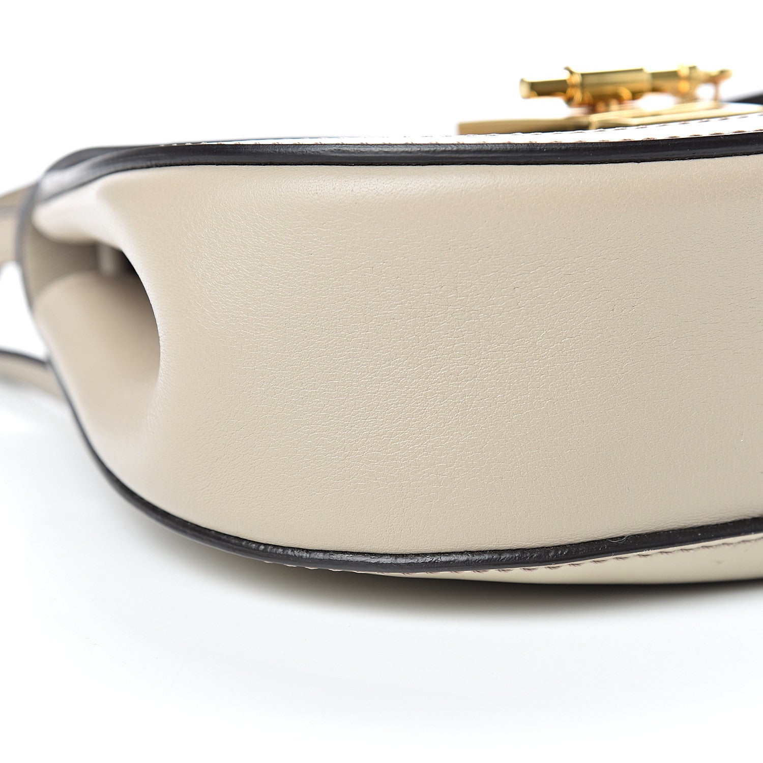 Chloe Glossy Lambskin Mini Drew Bijou Shoulder Bag Pastel Grey 8 of 10