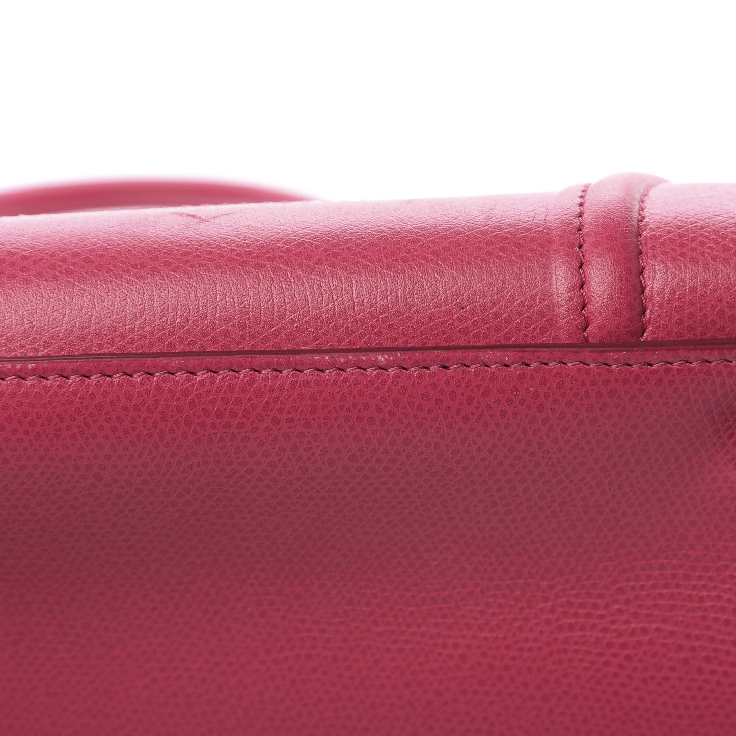 Grained Calfskin Medium Phantom Luggage Fuchsia