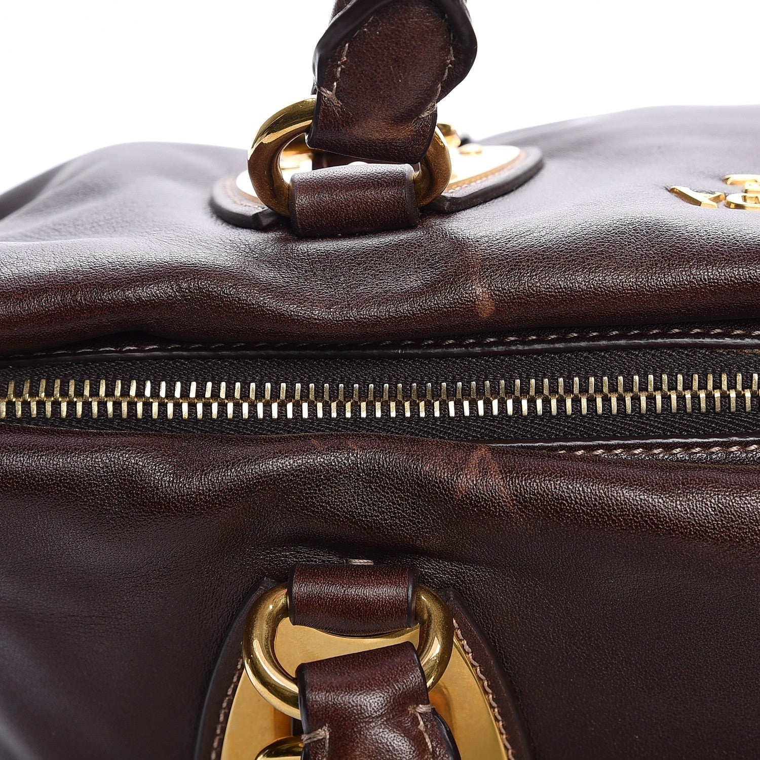 Prada Soft Calf Shopping Satchel Nocciolo 15 of 15