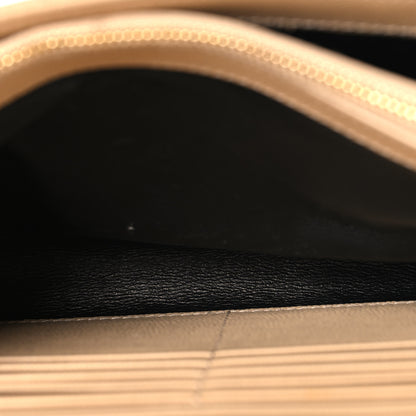 Saint Laurent Grain De Poudre Matelasse Chevron Monogram Chain Wallet Nude Powder 5 of 14