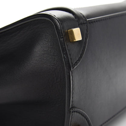 Celine Smooth Calfskin Micro Luggage Black 8 of 9