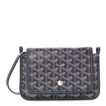 Goyard Goyardine Plumet Wallet Clutch Navy 1 of 10