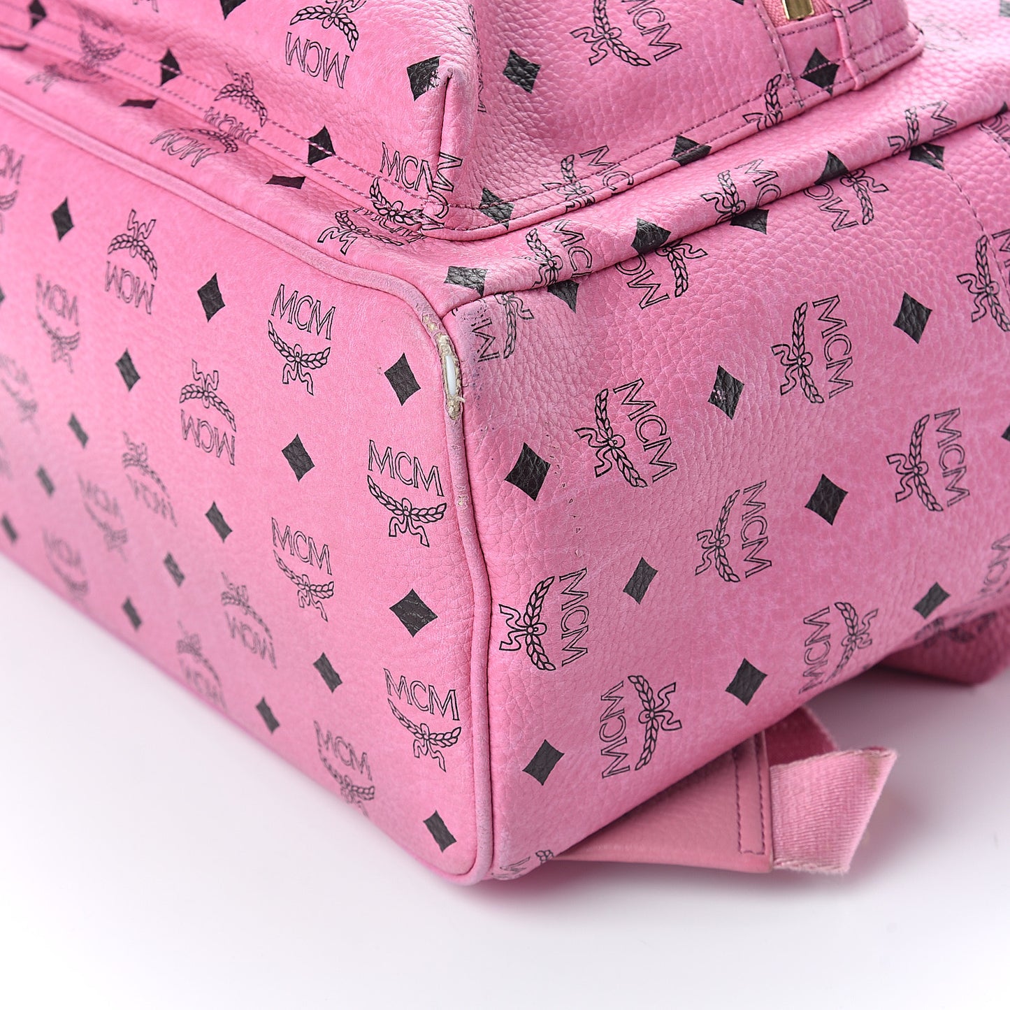 Visetos Medium Sprinkle Stud Stark Backpack Pink