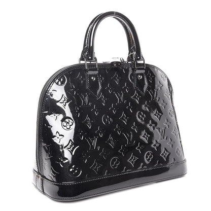 Louis Vuitton Vernis Alma PM Noir Magnetique 3 of 7
