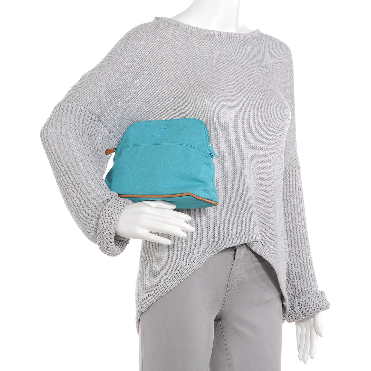 Cotton Canvas Bolide Travel Cosmetic Pouch Bleu Horizon