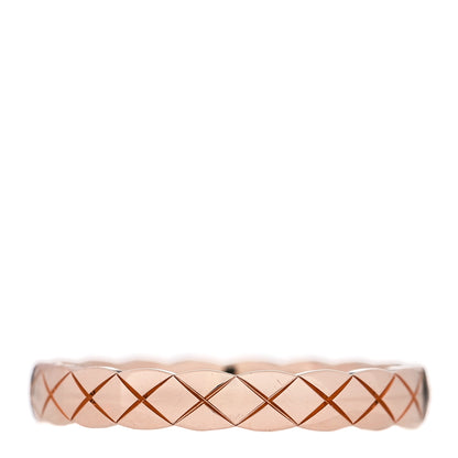 Chanel 18K Beige Gold Mini Coco Crush Ring 58 8.25 3 of 6