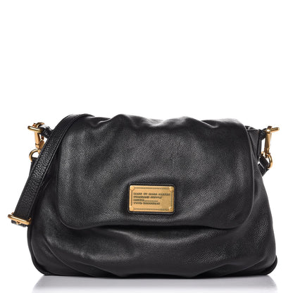 Marc Jacobs MARC by Pebbled Calfskin Classic Q Lil Ukita Satchel Black 1 of 6