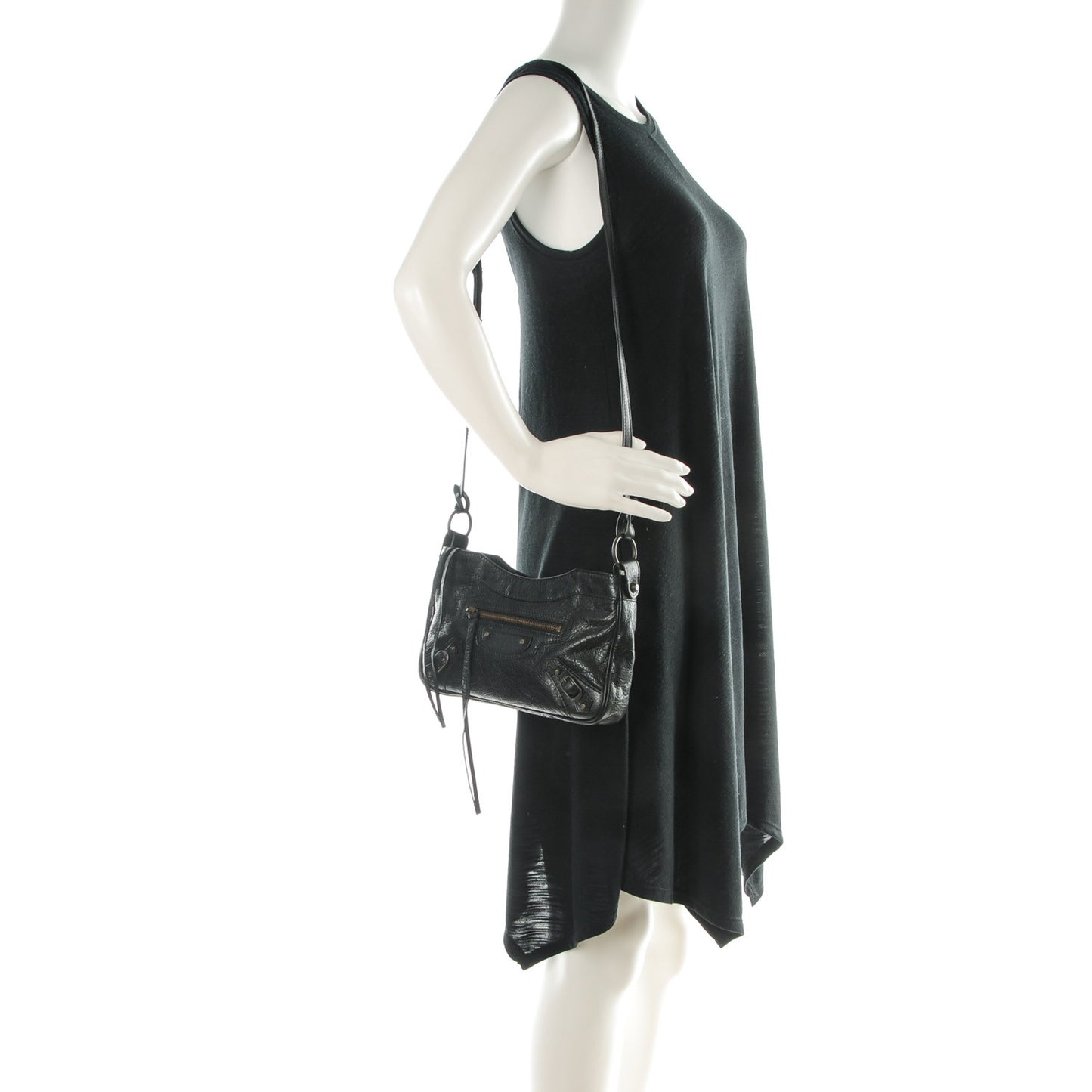 Agneau Classic Hardware Hip Black