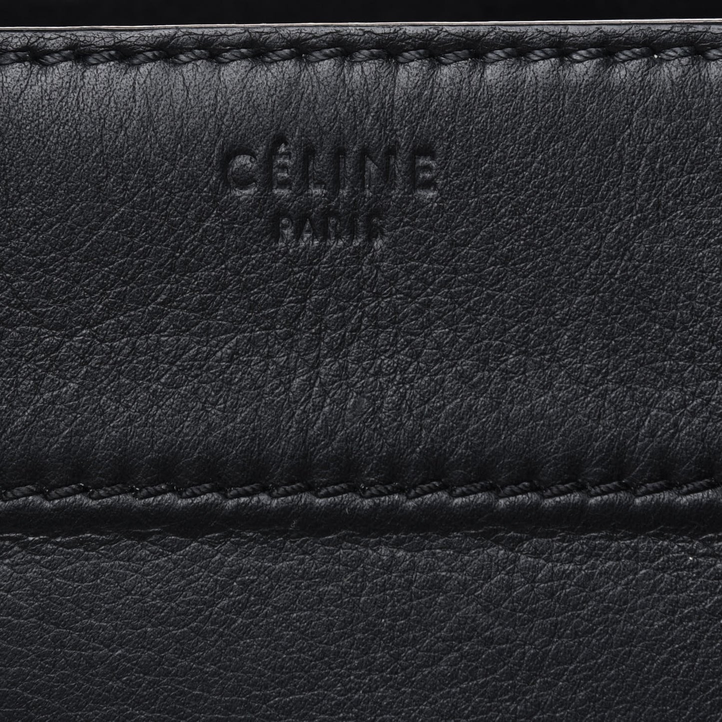 Supple Calfskin Medium Phantom Luggage Black