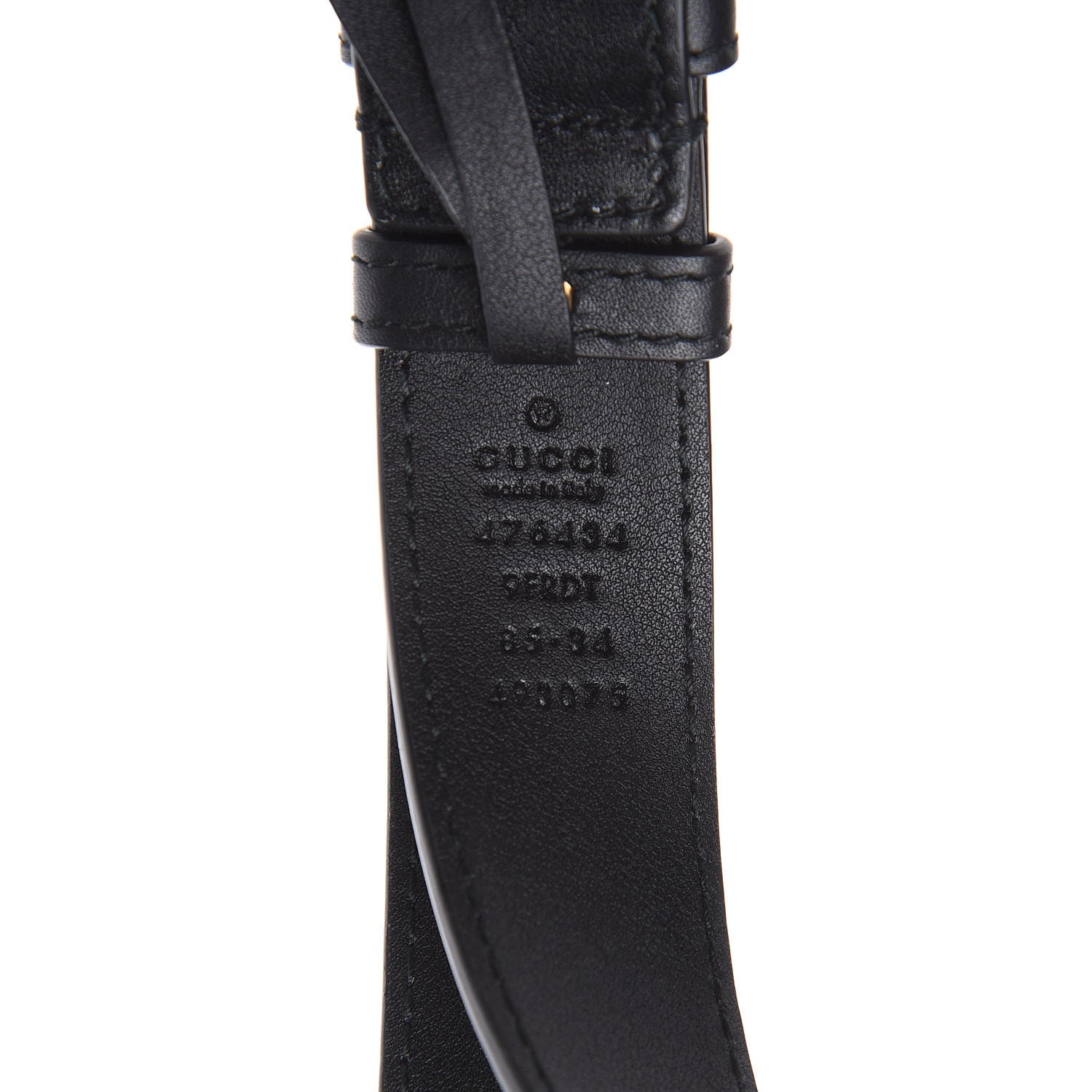 Gucci Velvet Matelasse GG Marmont Belt Bag 85 34 Black 8 of 9