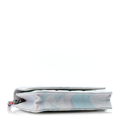 Chanel Canvas Quilted Jungle Jeans Wallet on Chain WOC Multicolor 4 of 13