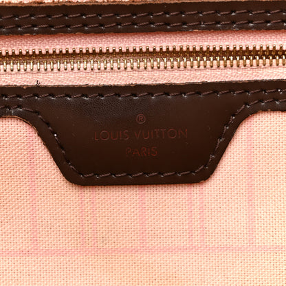 Louis Vuitton Damier Ebene Neo Neverfull MM Rose Ballerine 6 of 15