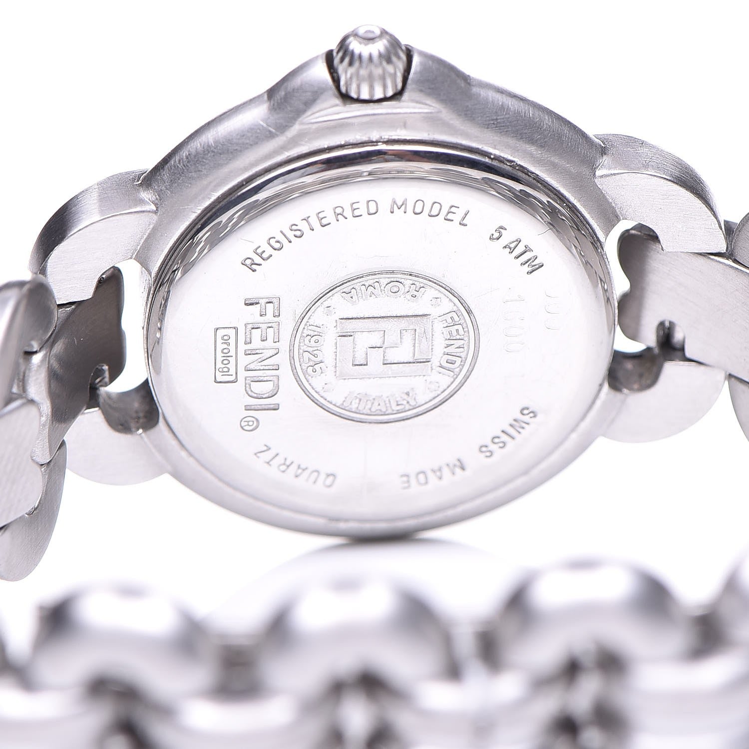 Fendi Stainless Steel 26mm Rivoli Orthology Quartz Watch 5 of 8