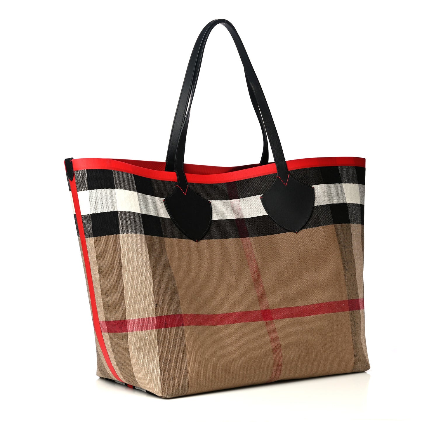 Canvas Mega Check Large The Giant Reversible Tote