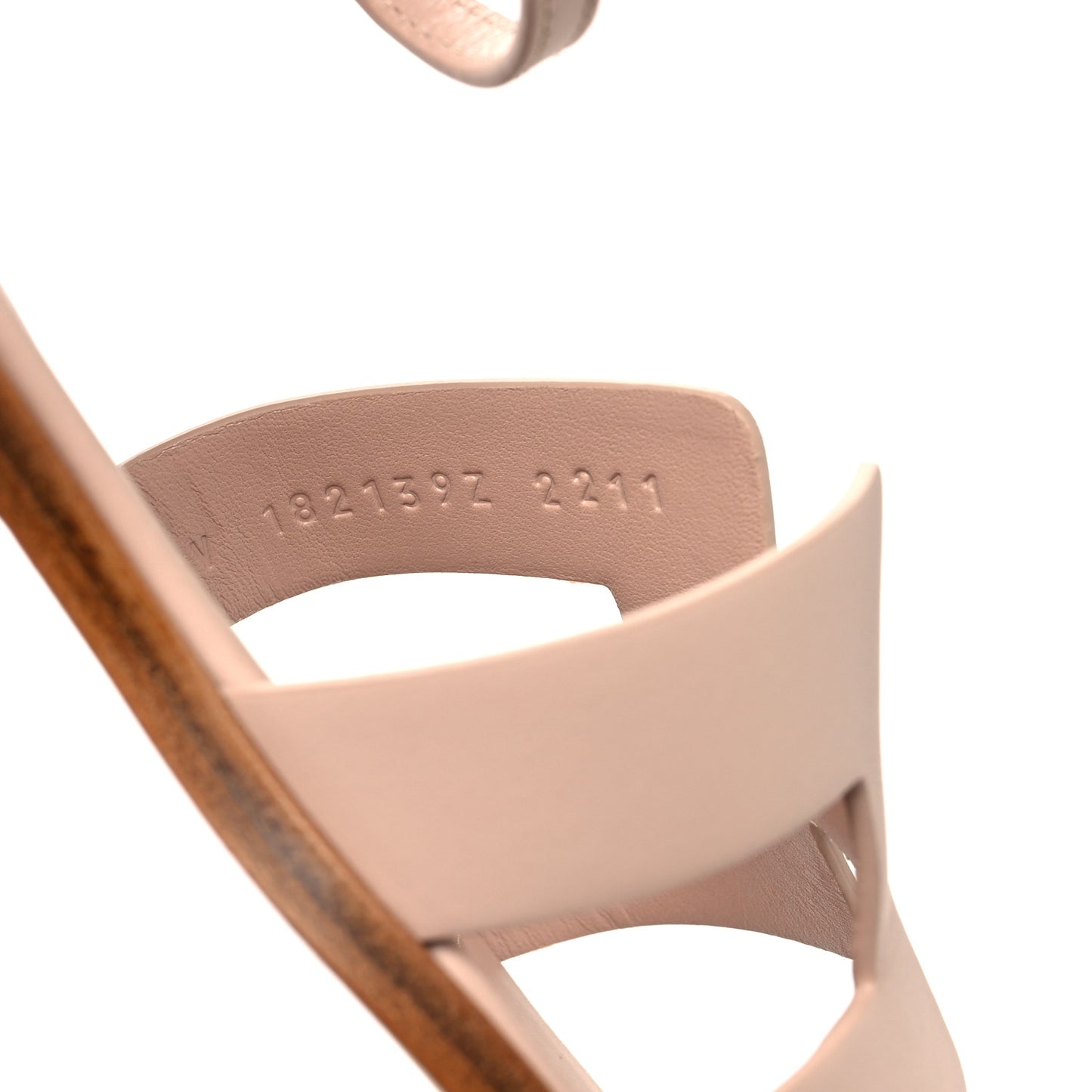 Calfskin Santorini Sandals 36 Beige Nude