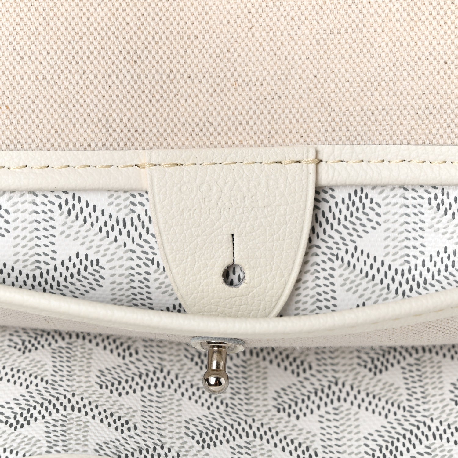 Goyard Goyardine Artois MM White 6 of 10