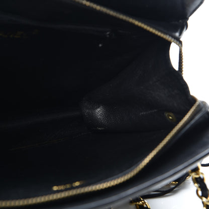 Chanel Lambskin Quilted Tassel Bag Black 8 of 9