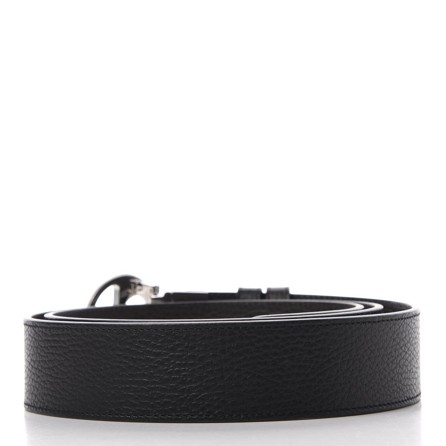 Gucci Calfskin 1973 Reversible Belt 110 44 Black Brown 2 of 8