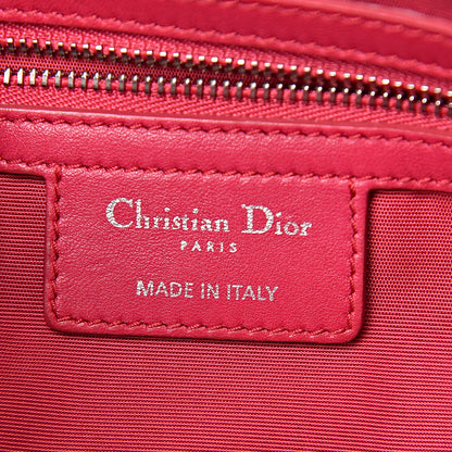 Christian Dior Lambskin Cannage Medium Granville Tote Fuchsia 8 of 17
