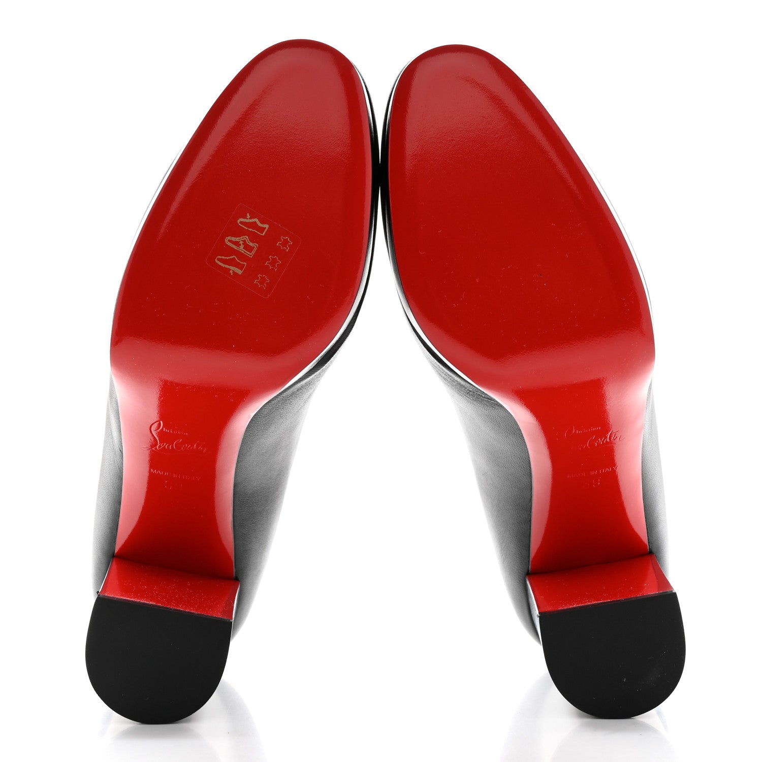 Christian Louboutin Nappa Kabetts 100 Pumps 39 Black Lucido 5 of 10