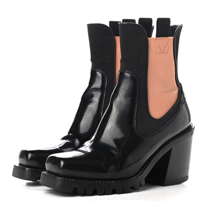 Louis Vuitton Patent Monogram Limitless Ankle Boots 40 Black 3 of 11