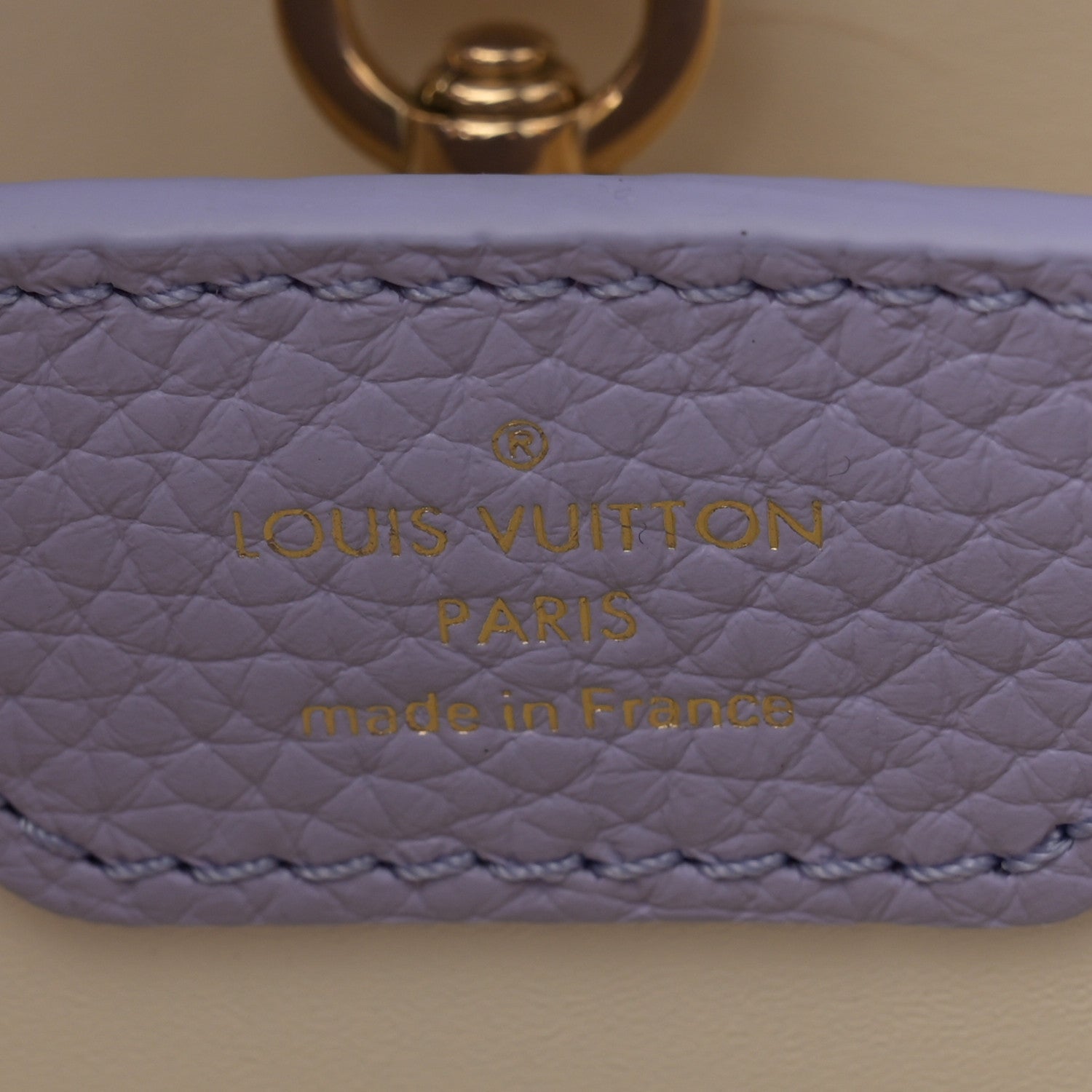 Louis Vuitton Taurillon Kintsugi Capucines BB Iris 5 of 8