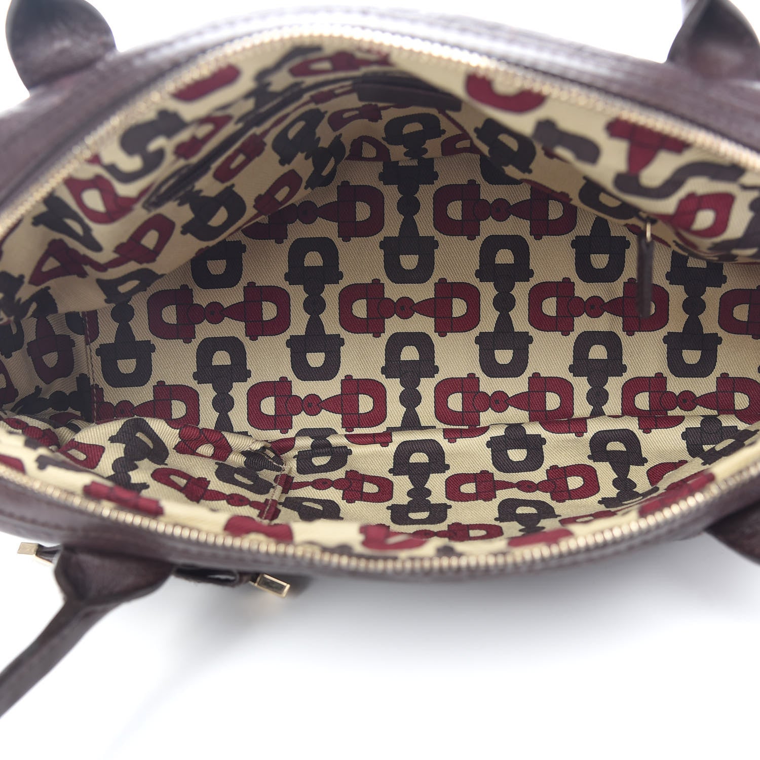Gucci Guccissima Small Princy Satchel Brown 4 of 10