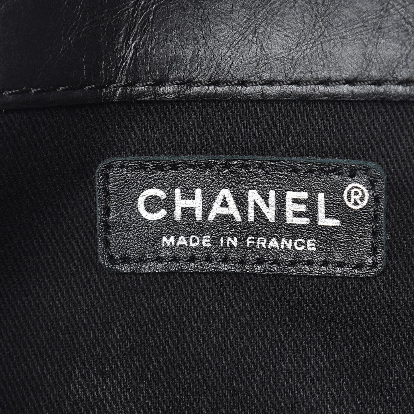 Aged Calfskin Quilted Small Lady Pearly Flap Black