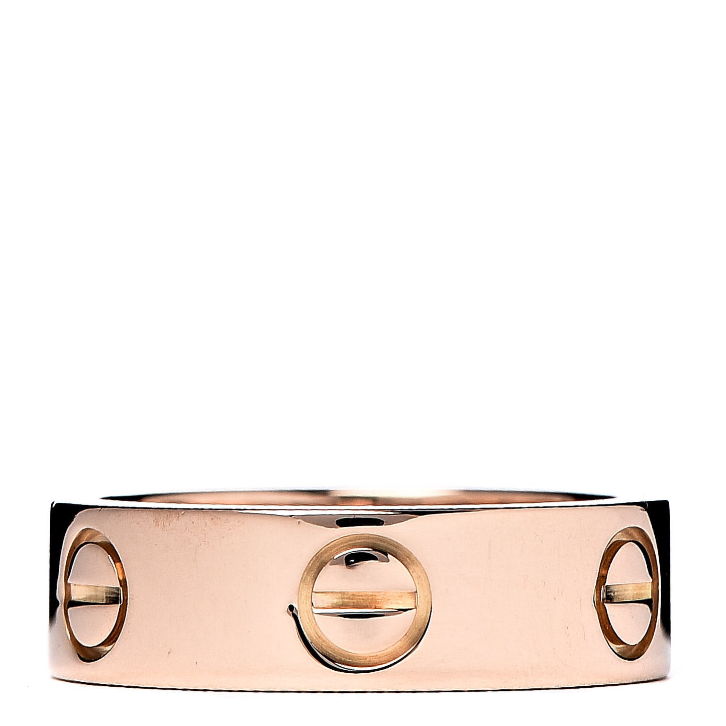18K Pink Gold 5.5mm LOVE Ring 50 5.25
