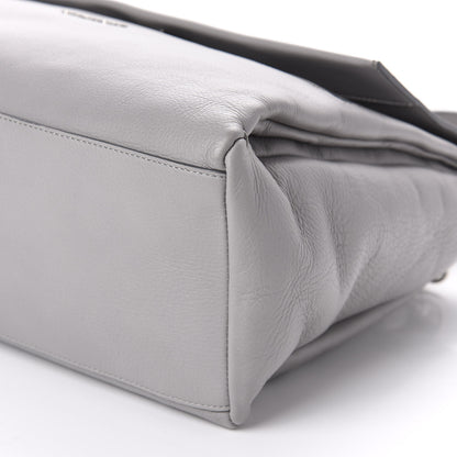 Givenchy Grained Calfskin Medium Pandora Pure Flap Bag Pearl Grey 7 of 10