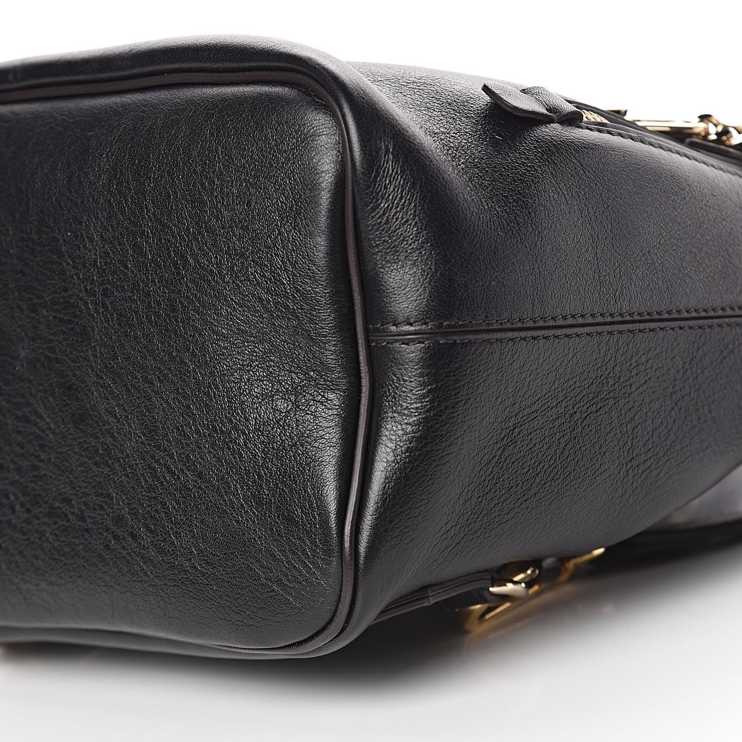 Suede Calfskin Small Faye Backpack Black