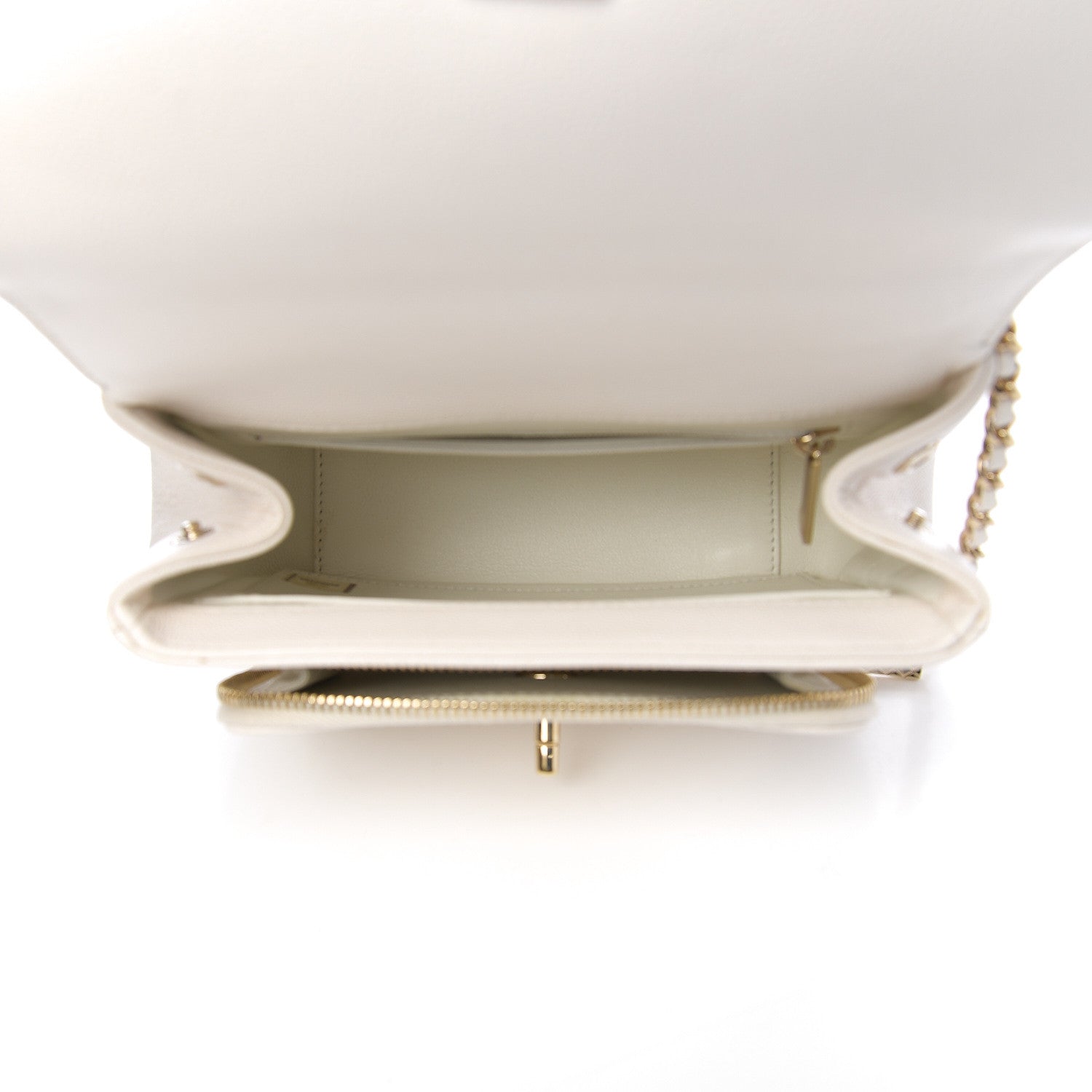 Chanel Caviar Quilted Mini Business Affinity Flap White 4 of 10