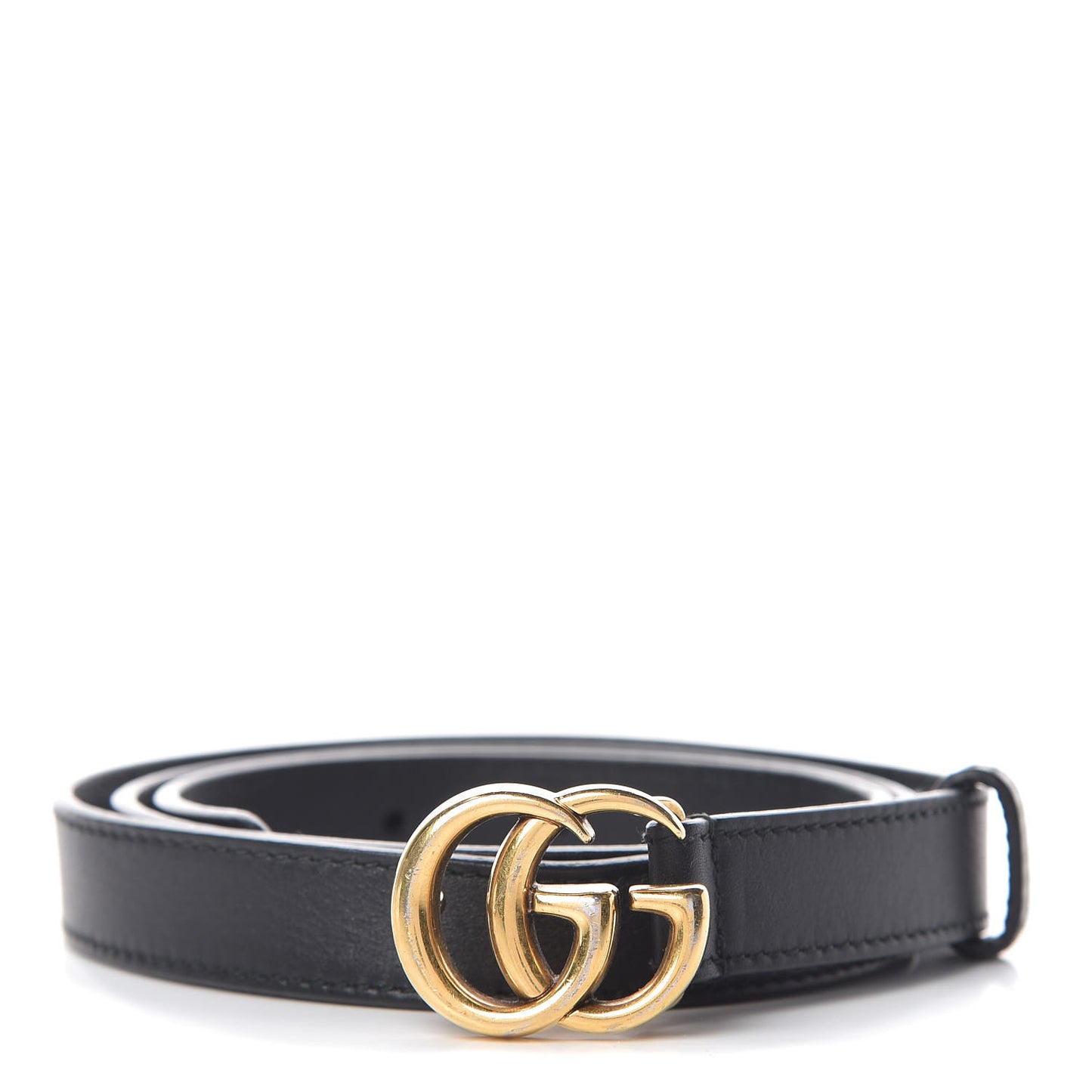 Calfskin Double G 20mm Belt 85 34 Black